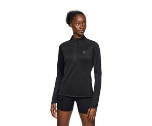 On Climate High Neck 1/2 Zip Shirt M Women's - Black - Perfect for Running and Outdoor Activities