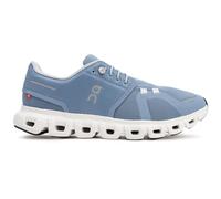On Cloud 6 Polyester Women's Running Trainers - Chambray White - Size:UK 5.5