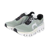 On CLOUDMONSTER 2 White, 2078 Mineral Aloe, 9.5 UK