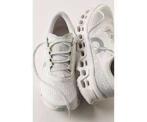 On Cloudmonster 3 Sneakers at Free People in White/Wolf, Size: US 9 - female
