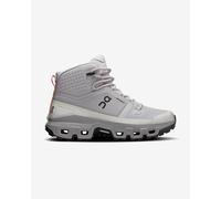 On Cloudrock Mid Waterproof boots light grey black women - 38.5