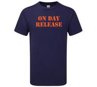 On Day Release T-Shirt Prison Prisoner Jail Costume Crime Funny Gift HPM Uniform