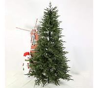 on decorated artificial christmas pine tree metal stand natural alpine spruce hinged xmas tree for traditional indoor -a 5ft the new