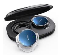 On Ear Headphones Bluetooth 5.4, Noise Cancelling Open Ear Headphones Wireless, Water-Drop Shaped Clip On Sport Headset Bluetooth with 4 Microphone, Comfort Fit Earphones with Long Battery Life