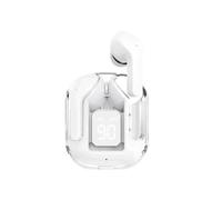 On-Ear Headset T2 TWS Headphones Power Earphones Digital Display Headset Stereo Sound Bluetooth-compatible 5.3 For Xiaomies Bluetooth Headset(White)