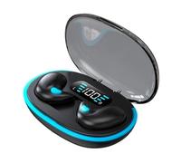 On-Ear Headset X55 Sleeping Earbuds Mini Headphones TWS bluetooth Earphone Stereo Hidden Headsets With Mic HD Call Waterproof For Work Bluetooth Headset(Black)