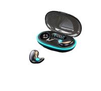 On-Ear Headset X55 Sleeping Earbuds Mini Headphones TWS bluetooth Earphone Stereo Hidden Headsets With Mic HD Call Waterproof For Work Bluetooth Headset(Black)