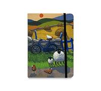 "On Ewer Bike" Flexible Pocket Notebook by Thomas Joseph - Funny Sheep Cyclist Notepad