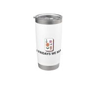 On Fridays We Mahj Stainless Steel Insulated Tumbler