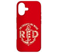 On Fridays We Wear Red Remember Everyone Deployed Case for iPhone 17