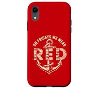 On Fridays We Wear Red Remember Everyone Deployed Case for iPhone XR