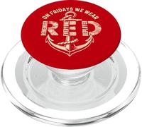 On Fridays We Wear Red Remember Everyone Deployed PopSockets PopGrip for MagSafe