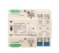 On-Grid Photovolatic Power Automatic Transfer Switch Uninterrupted Din Rail 2P 63A 100A AC220V ATS PV Power Use Only 1Pcs(2P 63A,PV 110V)