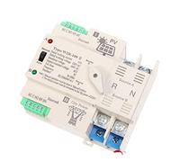 On-Grid Photovolatic Power Automatic Transfer Switch Uninterrupted Rail 2P 63A 100A AC220V PV System Power 1Pcs (Color : Pv 220v, Size : 2P 63A)