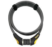 On-Guard Akita-8041 Combo Cable Lock - Black, 18.5 x 1.2 cm Black 18.5x1.0 cm