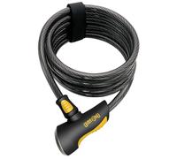 On-Guard Doberman-8027 Keyed Coil Lock - Black, 18.5 x 1.5 cm 18.5x1.0 cm