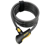 On-Guard Doberman-8029 Keyed Coil Lock - Black, 18.5 x 1.0 cm