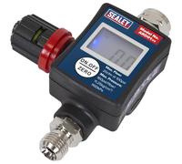 Sealey On-Gun Air Pressure Regulator/gauge With Lcd Digital Display Ard01