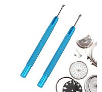on Hands Remover Tool - 2pcs Watchmaker Repair Kit, Precision Minute Second Hour Hand Extractor | Compact Portable Suitable Watch Maintenance Reset, bule, se beskrivning