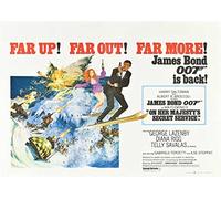 On Her Majesty's Secret Service James Bond 007 George Lazenby Poster/Print/Picture Satin Photo Paper - A2-594mm x 420mm