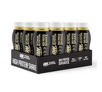 ON High Protein Shake Bottles, Ready To Drink Healthy Snacks, No added sugars, low fat, Post Workout Snack for Men and Women, Vanilla Flavour, 12x500ml, Packaging may vary