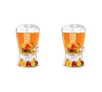 On Ice Plastic Drinks Dispenser 6 litres (Pack of 2)