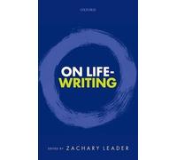 On Life-Writing - 9780198704065