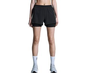 On - Lightweight Stretch shorts - 3" Performance 2/1 Shorts W Black for Women - Size S Black S
