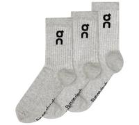 On - Logo Sock High 3-Pack - Sports socks size M - EU: 43-46, grey