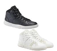 On Men The Roger Clubhouse Mid Sneaker, White | Sand, 11 UK