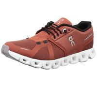 On Mens Cloud 5 Textile Synthetic Ruby Rust Trainers 8 UK