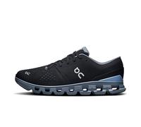 On Men's Cloud X 4 Sneaker, Black/Chambray, 10.5 UK