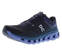 On Mens Cloudflow 4 Textile Synthetic Black Storm Trainers 7 UK