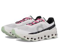 On Men's Cloudmonster Sneakers, Frost/Black, 7