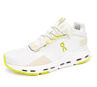 On Men's Cloudnova 2 Sneaker, White/Limelight, 7.5