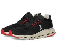 On Men's Cloudnova 2 Sneakers, Black/Red, 10