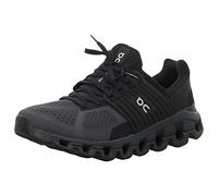 ON Mens Cloudswift Textile Synthetic All Black Trainers 7.5 UK