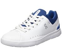 On Mens The Roger Advantage Textile Synthetic White Cobalt Trainers 8.5 UK