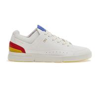 On Mens The Roger Centre Court Synthetic Leather White Mustard Trainers 7 UK