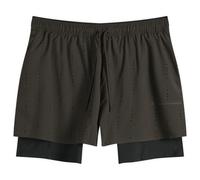 ON Men's x PAF Zero 2-in-1 Shorts Molasses/Black Large