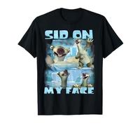 On My Face, Sid On My Face Ice Age Animal Selfie Funny Meme T-Shirt