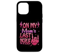 On My Moms Last Nerve Funny Quote For Kids Boys Girls Humour Case for iPhone 12/12 Pro
