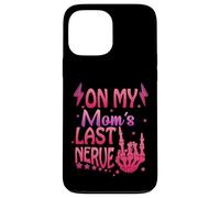 On My Moms Last Nerve Funny Quote For Kids Boys Girls Humour Case for iPhone 13 Pro Max