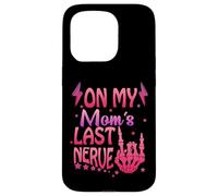 On My Moms Last Nerve Funny Quote For Kids Boys Girls Humour Case for iPhone 15 Pro