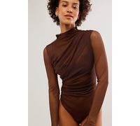 On My Way Bodysuit by Intimately at Free People in Chocolate Love, Size: XS - female
