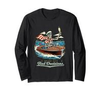 On My Way Making Bad Decisions Skeleton Vacation Long Sleeve T-Shirt