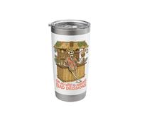 On My Way Making Bad Decisions Skeleton Vacation Stainless Steel Insulated Tumbler