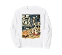 On My Way Making Bad Decisions Skeleton Vacation Sweatshirt