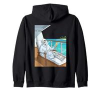 On My Way Making Bad Decisions Skeleton Vacation Zip Hoodie