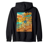 On My Way Making Bad Decisions Skeleton Vacation Zip Hoodie